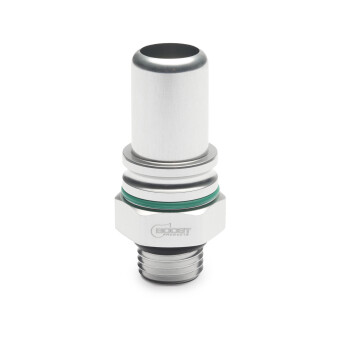 Quick Click Male Fitting Dash 10 / -10 AN to M14x1.5mm Male - matte silver