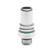 Quick Click Male Fitting Dash 10 / -10 AN to M14x1.5mm Male - matte silver