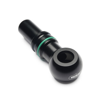 Quick Click Male Fitting Dash 8 / -08 AN to Banjo M10 - matte black