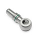 Quick Click Male Fitting Dash 8 / -08 AN to Banjo M12 - matte silver