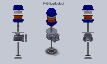 Wastegate TiAL F46P, silver, 0,4 bar