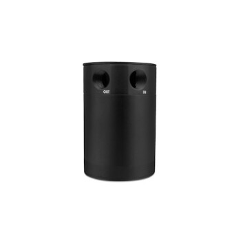 Oil catch can compact baffled Mishimoto / black | MMBCC-CBTWO-BK