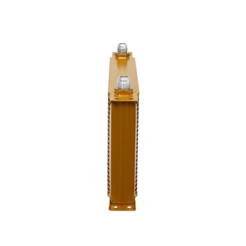 Universal 25-Row Oil Cooler, Gold | MMOC-25G