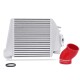 Top-Mount Intercooler Kit Mishimoto Subaru WRX / 08-14 / Silver Intercooler / Red Silicone | MMTMIC-WRX-08SLRD