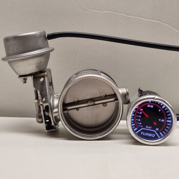 Universal 64mm Exhaust Cutout Valve Vacuum Controlled - CLOSING