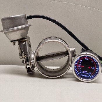 Universal 64mm Exhaust Cutout Valve Vacuum Controlled - CLOSING