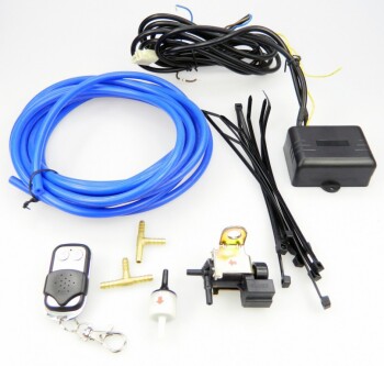 Exhaust Cutout Valve 76mm - Vacuum Controlled - Complete System