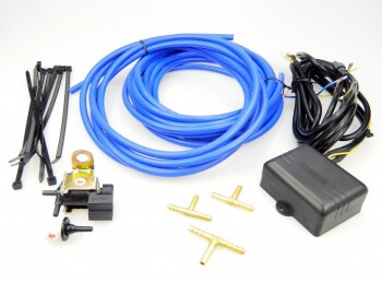 Exhaust Cutout Valve 64mm - Vacuum Controlled - Duplex System incl. Vacuum Tank