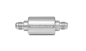 -08 inlet -08 outlet AN high flow fuel filter - clear | RHP