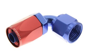 -04AN / Dash 04 Female Aluminum Hose End 90° - Red /...