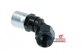 -16 AN 60° Crimp Style Hose End - Black | RHP