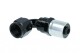 -16 AN 90° Crimp Style Hose End - Black | RHP