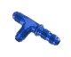 -08 male AN / JIC bulkhead adapter on the run - blue | RHP