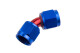 -04 female to female AN / JIC flare swivel coupling -45° - red&blue | RHP