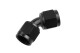 -06 female to female AN / JIC flare swivel coupling -45° - black | RHP