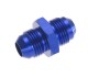 -12 male to male 1-1 / 16" x 12 AN / JIC flare union - blue | RHP