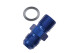-06 male AN / JIC flare to M10x1.0 inverted adapter - blue | RHP