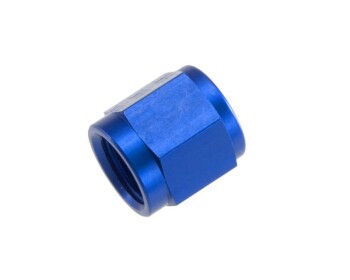 -06 AN / JIC aluminum tube nut 9 / 16" x 18 - blue -...