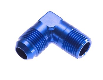 -06 90° male adapter to -08 (1/2") NPT male -...