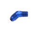 -08 45° male adapter to -06 (3/8") NPT male - blue | RHP