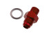 -08 male AN / JIC flare to 1/4"NPSM transmission fitting -red-2pcs | RHP