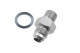 -08 male AN / JIC flare to 1/4"NPSM transmission fitting -clear-2pcs | RHP