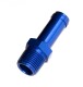 -16 (1") OD hose nipple to -12 (3/4") NPT male - straight - blue | RHP
