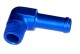 -08 (1/2") OD hose nipple to -06 (3/8") NPT male - 90°- blue | RHP