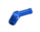 -06 (3/8") OD hose nipple to -04 (1/4") NPT male - 45°- blue | RHP