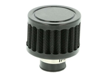 Air Filter Small with 15mm Connection, black