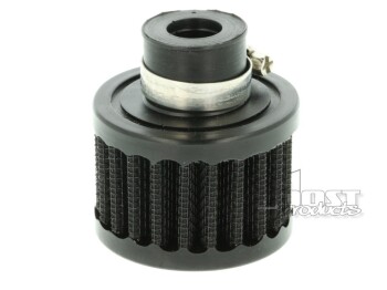 Air Filter Small with 15mm Connection, black