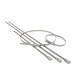 Locking ties - 20cm - set of 32 pieces