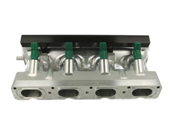 Intake manifold for VAG 2.0 TFSI (EA113) - CNC milled - with extra injector ports