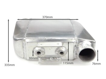 Watercooled intercooler - 335x370x115mm - 76mm