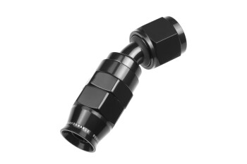 Dash 6 / -06 AN PTFE reusable hose end - black / 30 °...