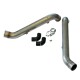 Bipipe Set, Stainless Steel with WMI Bungs, Raw, Audi S4 (2000-2002)