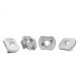Billet Aluminum MQB Rear Subframe Mount Inserts, Audi TTS (2015-2017)
