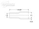 Silicone Reducer Straight, 63,5 - 57mm, black