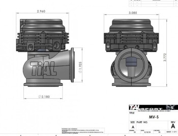 Wastegate TiAL MV-S, black