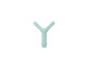 Y-Piece reduced - Plastic - 8mm to 2x 6mm