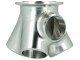 4-Cyl. CNC stainless steel V-Band collector for TiAL GT28R / GT30R / GT35R - with 38mm Wastegate port