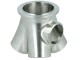 4-Cyl. CNC stainless steel V-Band collector for Garrett GTX30 / GTX35 / G25 / G30 / G35 - with 38mm Wastegate port
