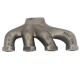 Turbo manifold for Opel 1.0/1.2/1.4/1.6 8V without Servo and Climate controlwith T25 Flange without wastegate connection