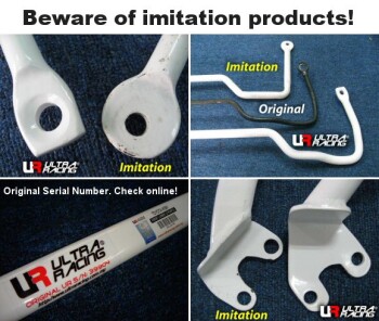 4-Point Rear Lower Brace for Audi TTS Quattro 08+