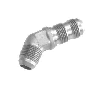 -16 AN 45° bulkhead adapter AN-AN male - black | RHP