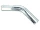Aluminium Elbow 45° with 89mm Diameter, Mandrel Bent, Polished