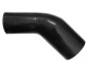 Silicone Reducer Elbow 45°, 22 - 16mm, black